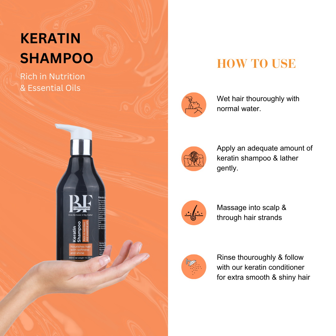 BF Professionals Keratin Smooth Shampoo | 300ml