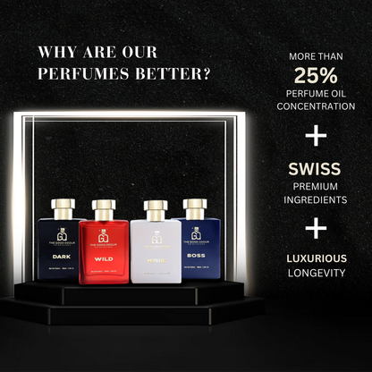 The Ultimate Quartet of Premium Men Perfumes | Set of Four | 100ml each