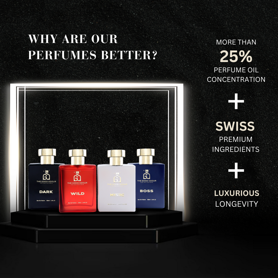 The Ultimate Quartet of Premium Men Perfumes | Set of Four | 100ml each