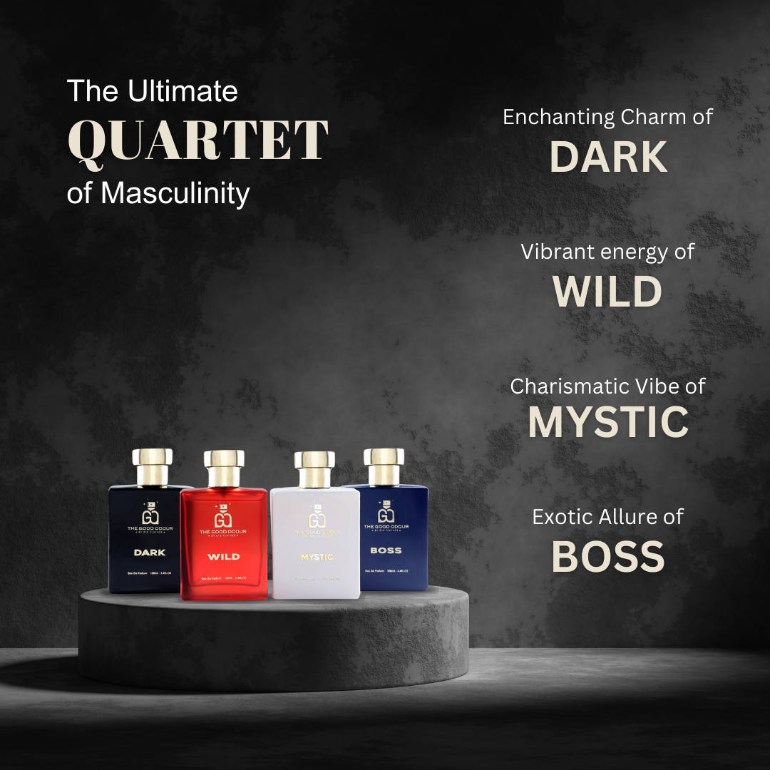 The Ultimate Quartet of Premium Men Perfumes | Set of Four | 100ml each