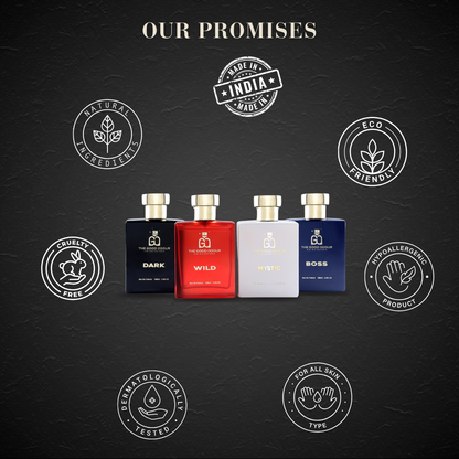 The Ultimate Quartet of Premium Men Perfumes | Set of Four | 100ml each