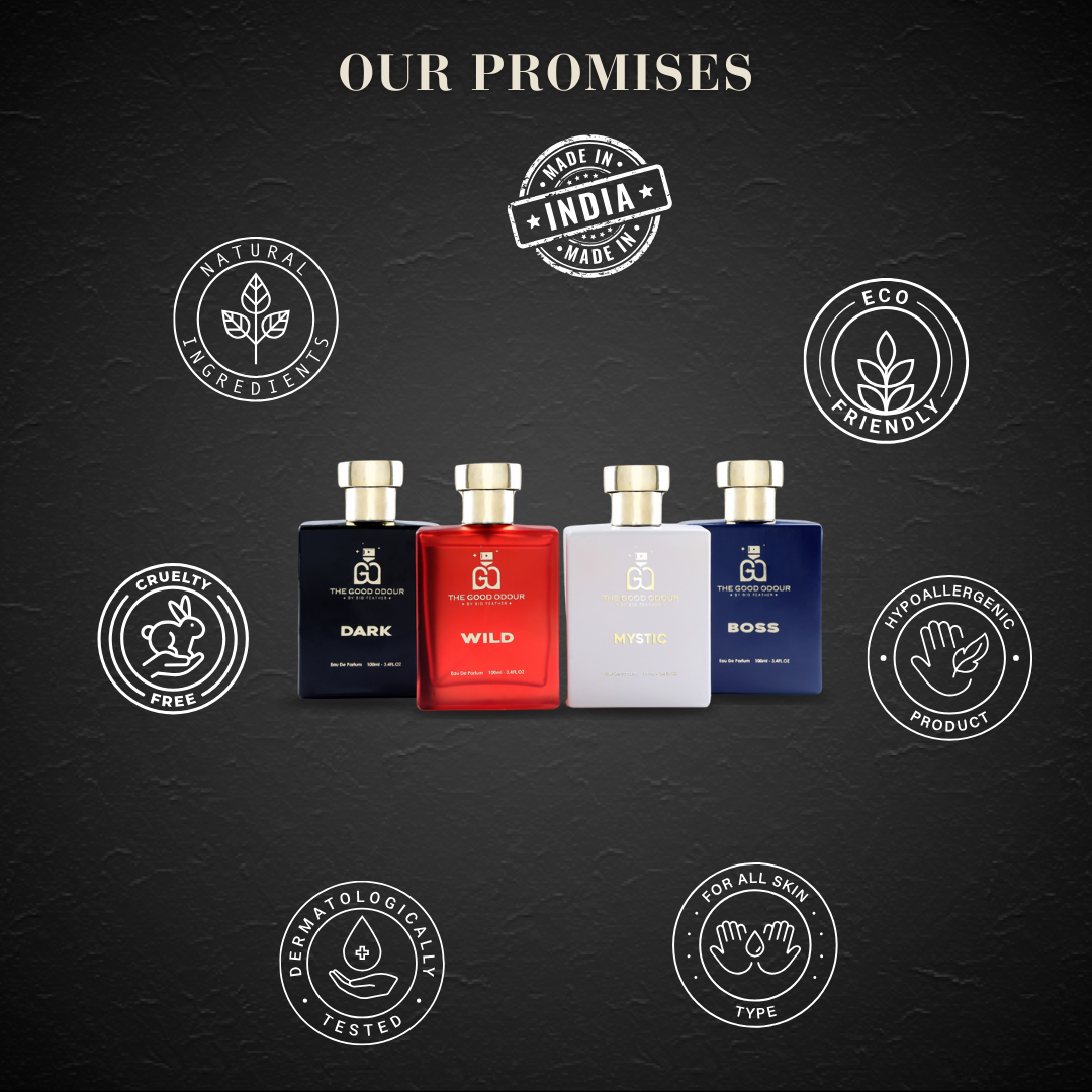 The Ultimate Quartet of Premium Men Perfumes | Set of Four | 100ml each