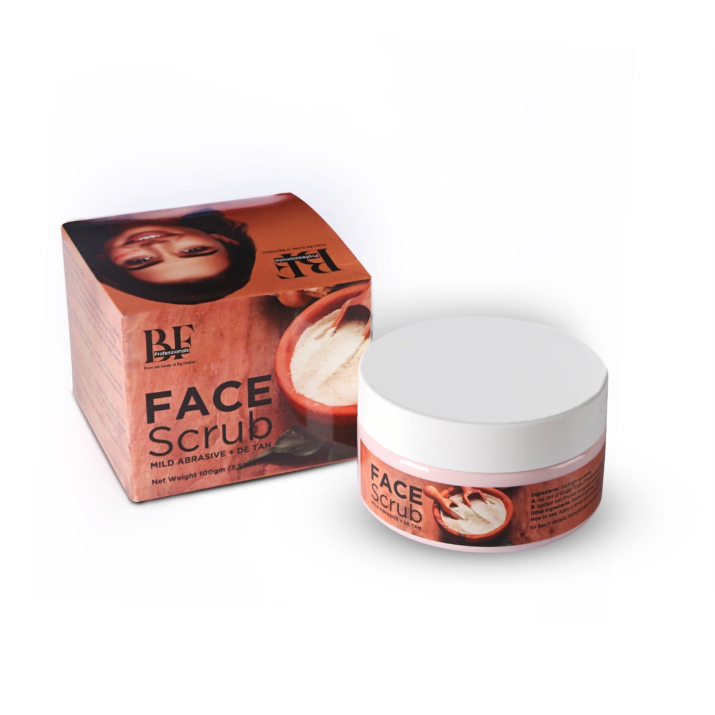 BF Professionals Face Scrub | Cream Based | 100gm