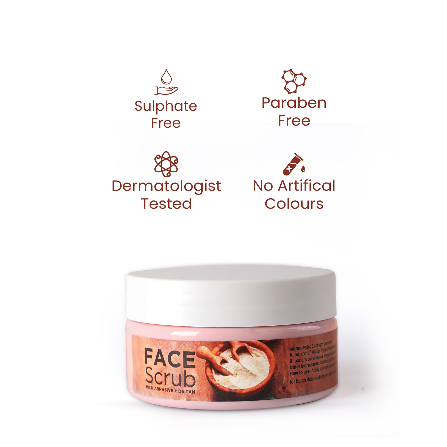 BF Professionals Face Scrub | Cream Based | 100gm