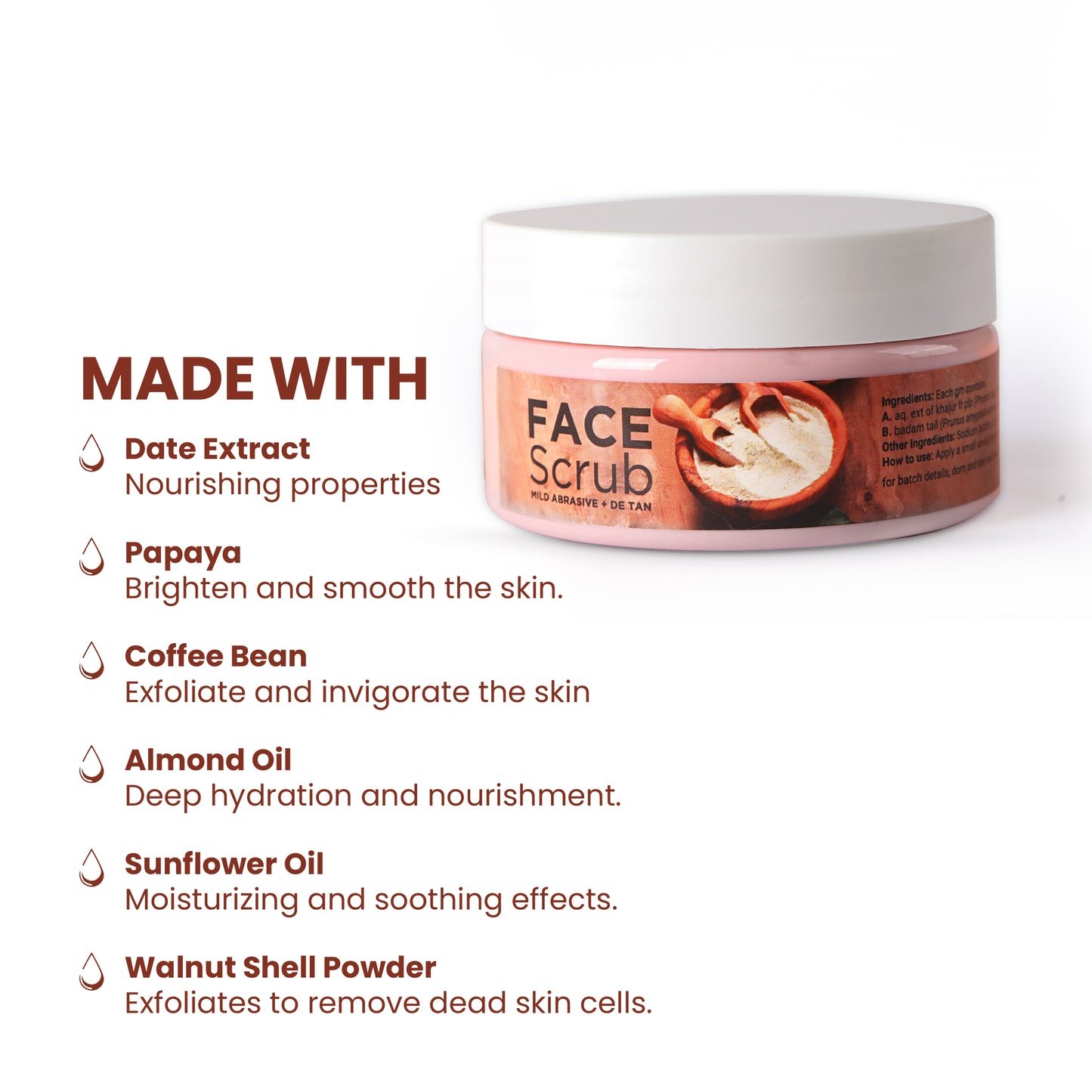 BF Professionals Face Scrub | Cream Based | 100gm
