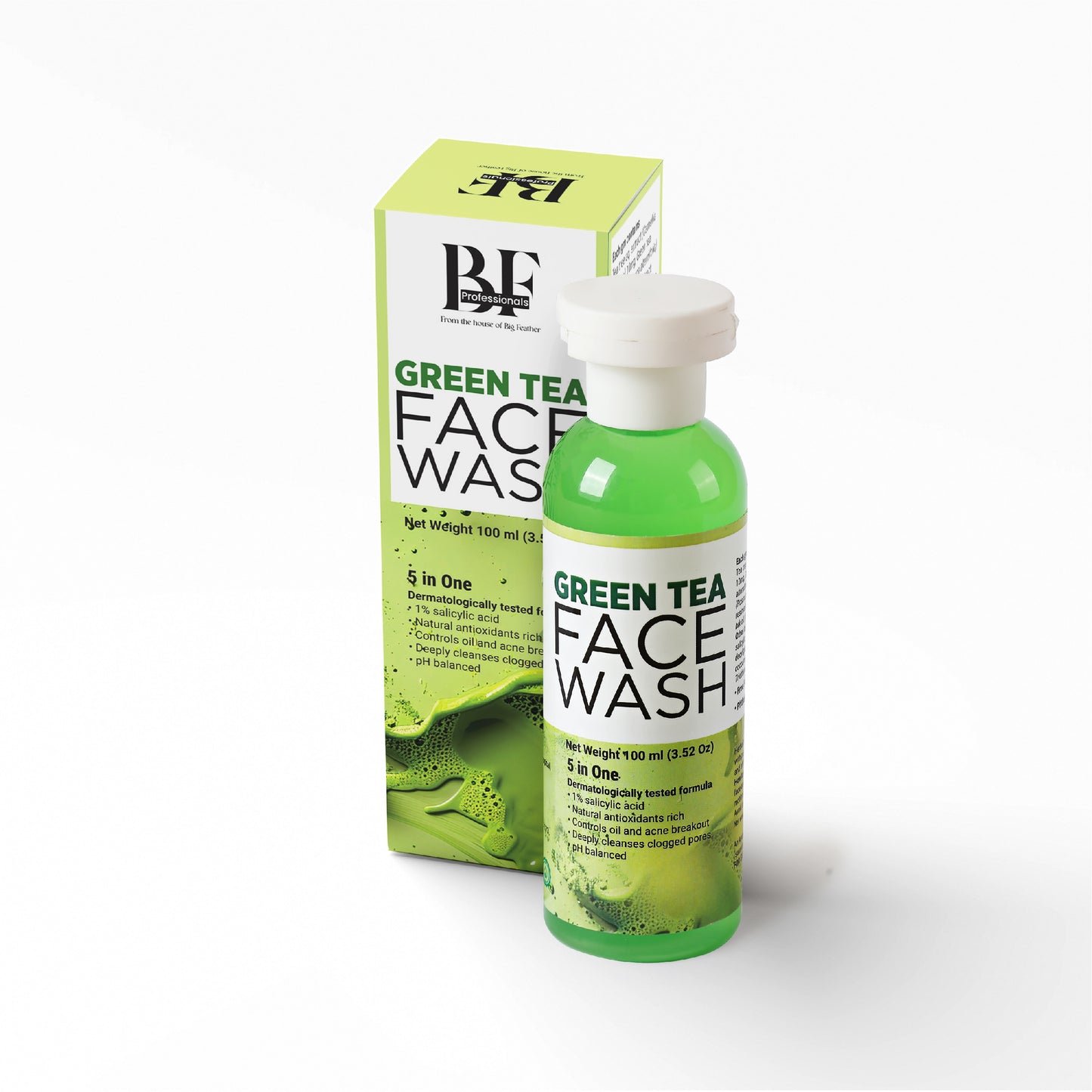 BF Professionals Green Tea Face Wash | 100ml