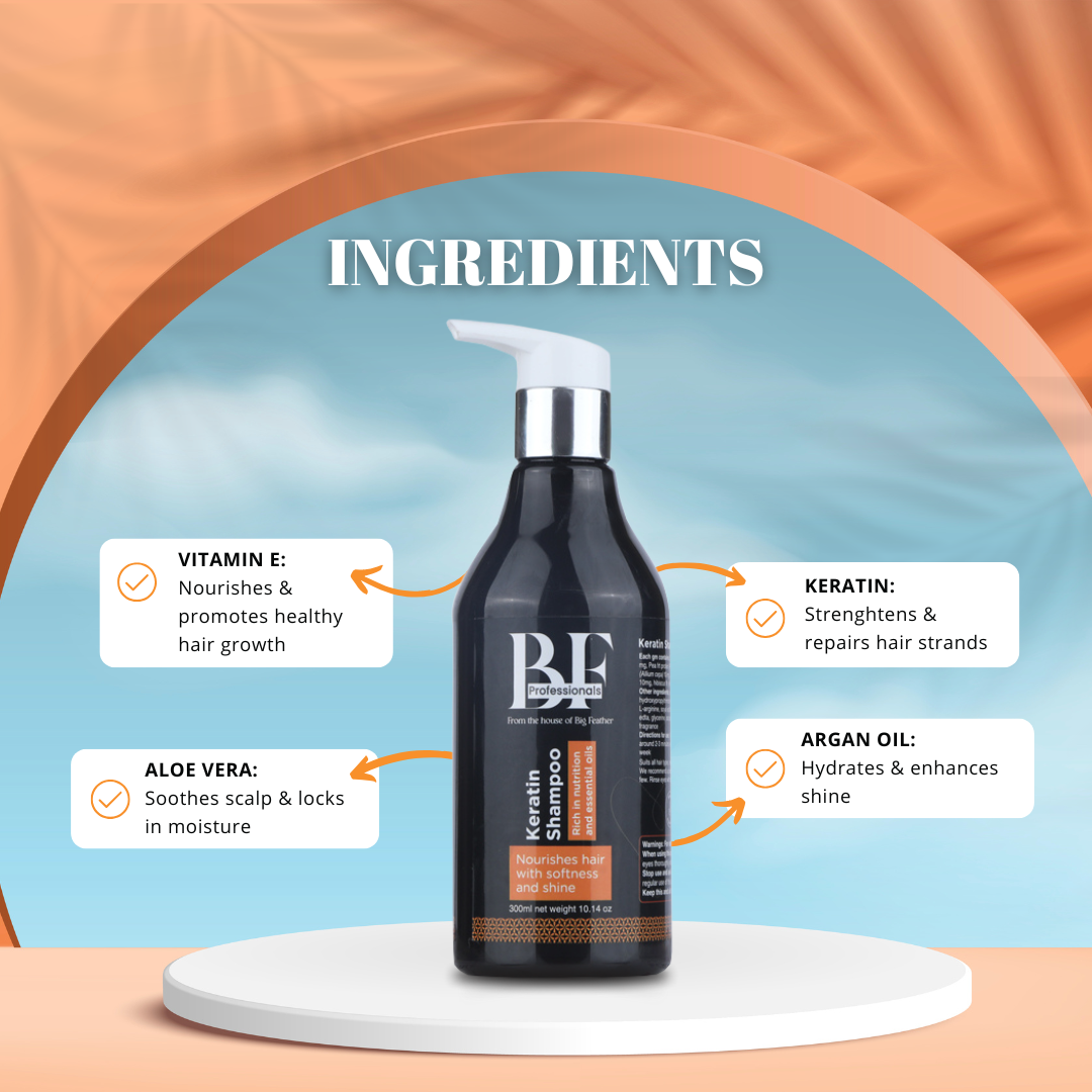 BF Professionals Keratin Smooth Shampoo | 300ml